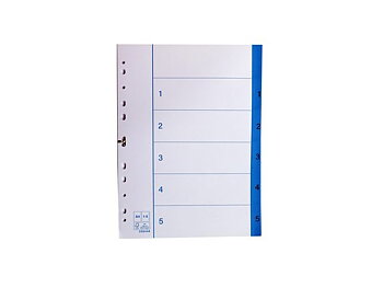 Pappersregister A4 1-5 20/FP