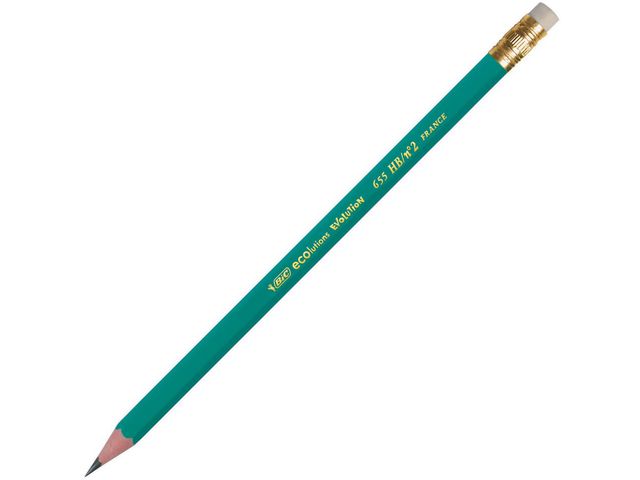Blyertspenna Bic Eco Evolution 655 HB 12/fp - 4