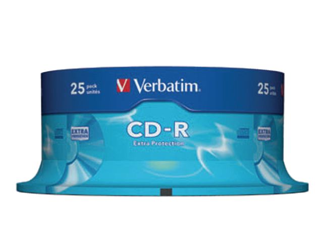 CD-R VERBATIM 700MB 25/FP - 2