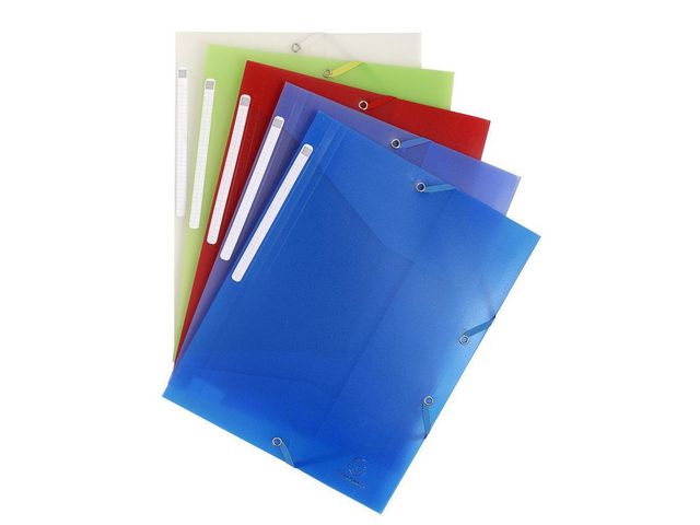 Gummibandsmapp PP 3kl 5f 10/FP - 2