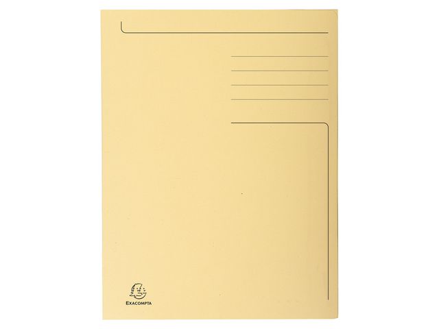 Mapp 3-klaff 250g A4 beige