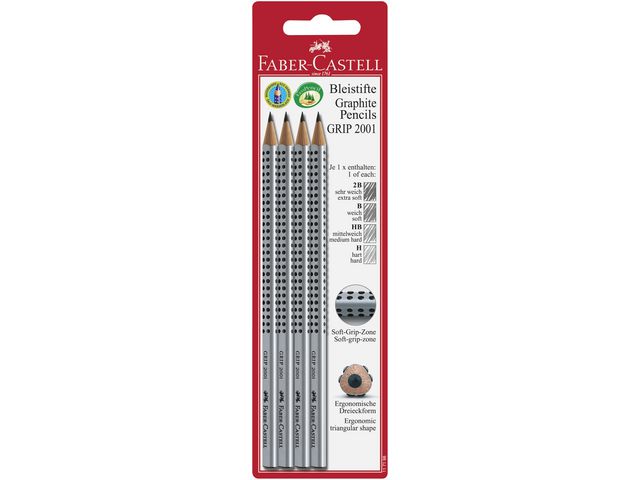Blyertspenna Faber Castell Grip 2001 4/fp