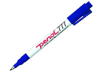 Märkpenna Penol 777 permanent 1mm blå