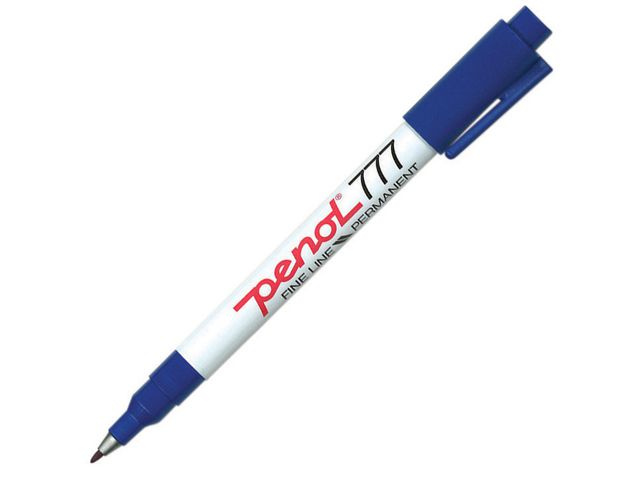 Märkpenna Penol 777 permanent 1mm blå - 3