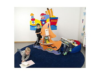 Väggdekoration skepp