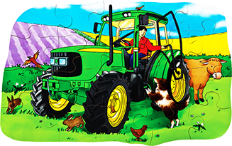 Golvpussel traktor 60 cm 20 delar