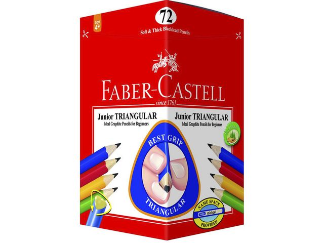 Blyertspenna FABER-CASTELL Junior 72/fp