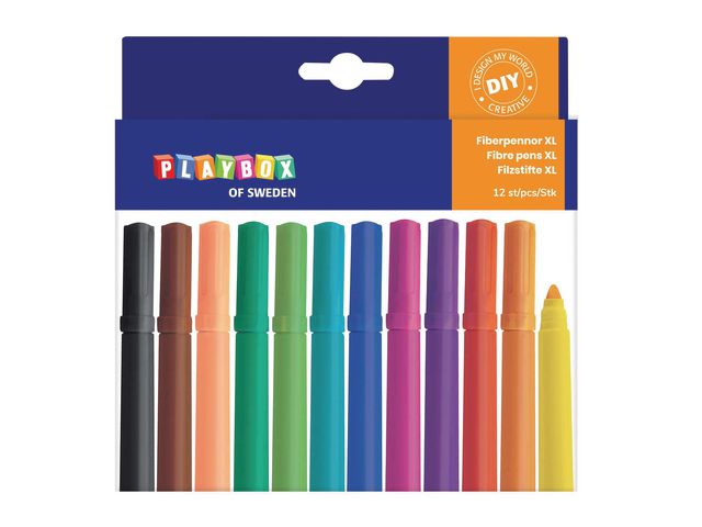 Fiberpenna Playbox jumbo 12/fp