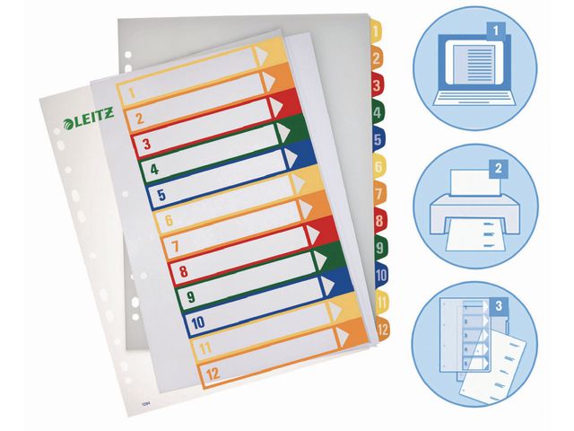Plastregister Projektindex A4+ 1-12 - 2