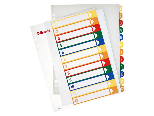 Plastregister Projektindex A4+ 1-12