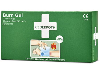 Kompress Burn Gel CEDERROTH 10x10 cm2/FP