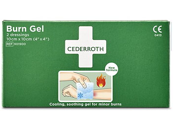 Kompress Burn Gel CEDERROTH 10x10 cm2/FP