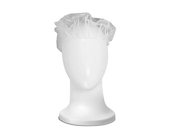 Hårnät nonwoven vit 200/fp