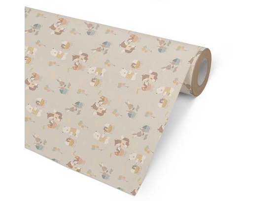 Presentpapper 57cm x 154 m Minibuddy Kraft