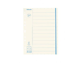 Pappersregister JOPA otryckt A4 12 flik