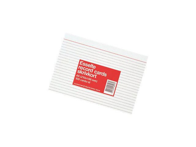 Skrivkort ESSELTE A6L linjerat 100/FP - 2