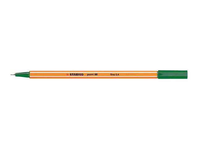 Fineliner Stabilo Point 88 grön 10/fp - 5