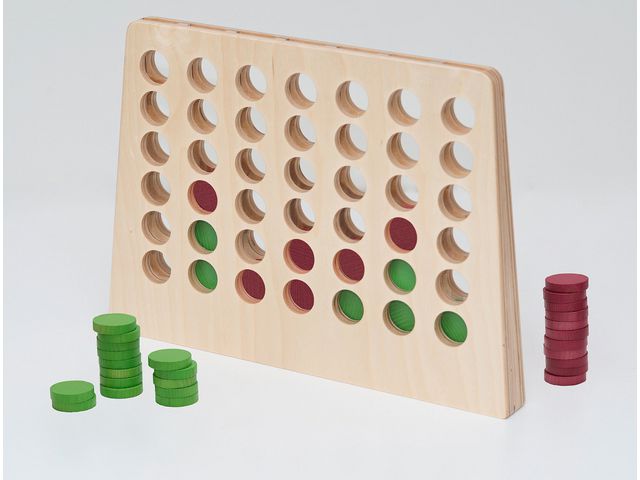 Spel fyra i rad trä