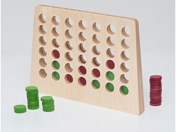 Spel fyra i rad trä