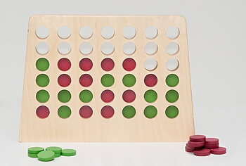 Spel fyra i rad trä