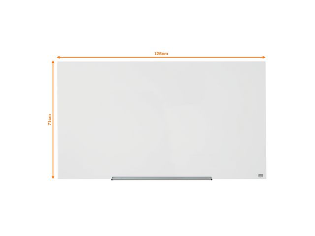 Glastavla NOBO 57' Widescreen vit - 3