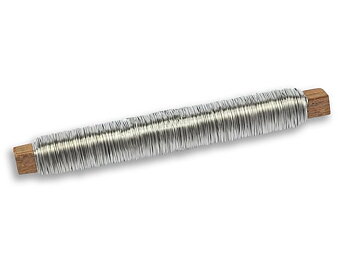 Metalltråd silver 50m/rulle