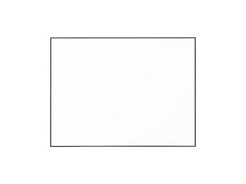 Whiteboardtavla ARCHYI 90x120cm sv. ram