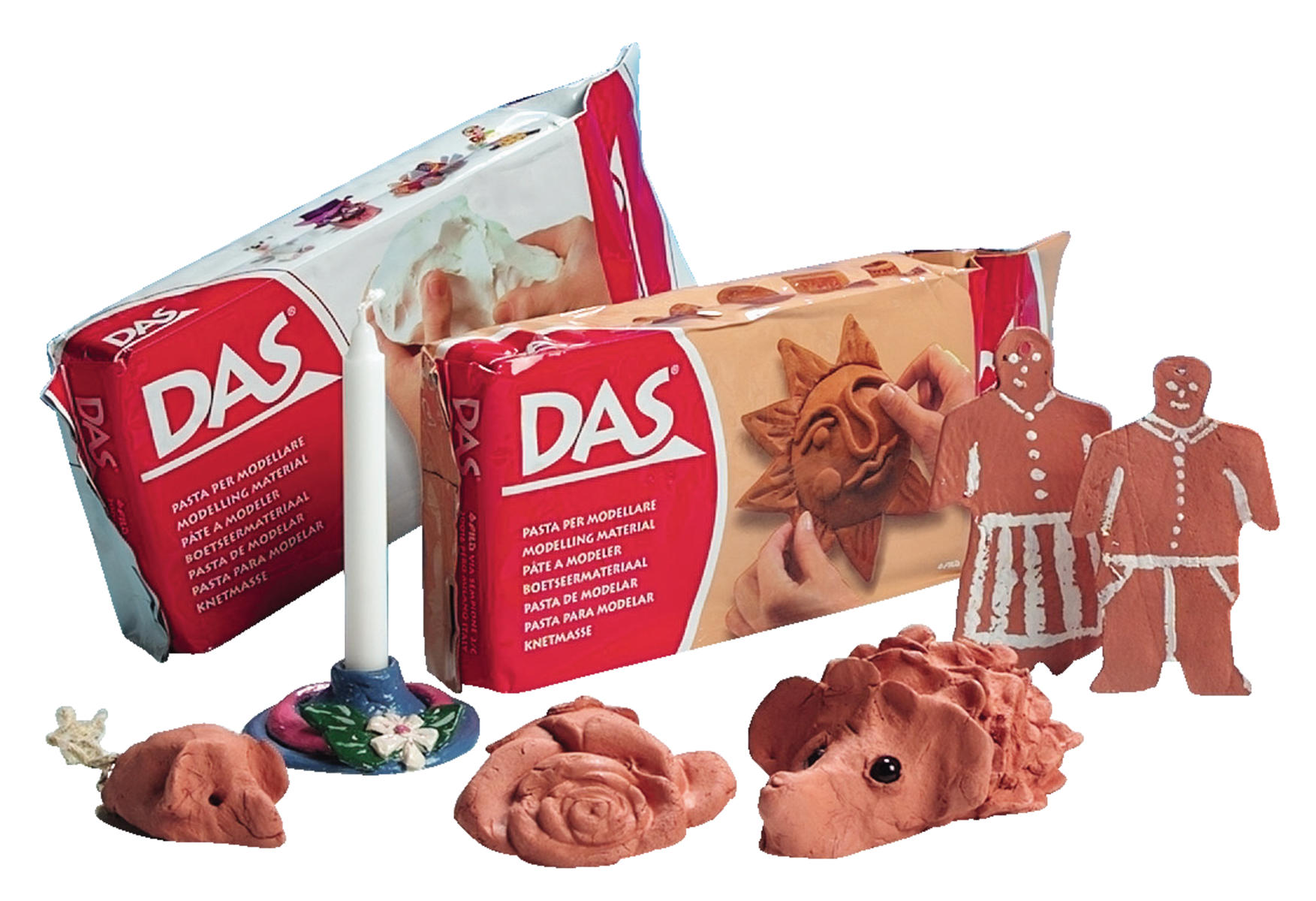 Modellera DAS Pronto 1 kg terracotta - 2