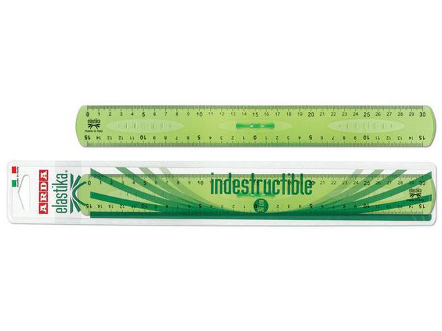 Linjal dubbel med handtag 30 cm - 2