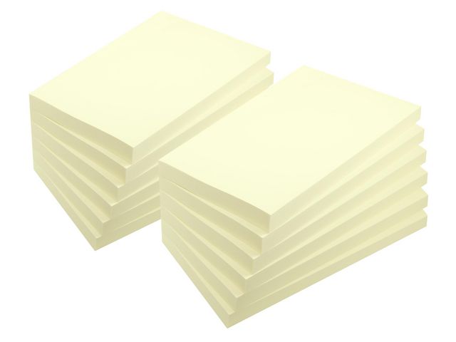 Notes recycled 76x127mm gul 12/fp