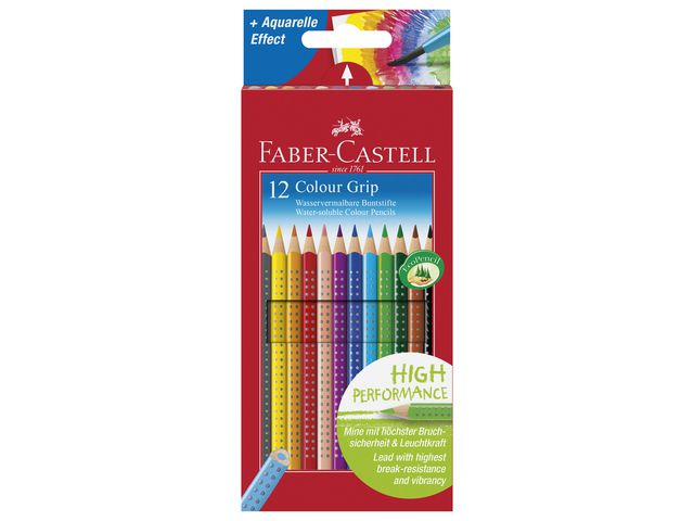 Färgpennor Faber Castell Colour Grip 10/fp - 3