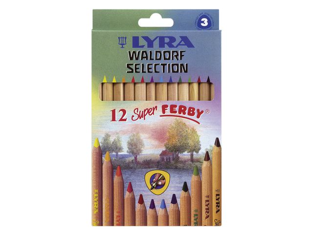 Färgpennor Lyra Super Ferby Waldorf  12/fp - 4