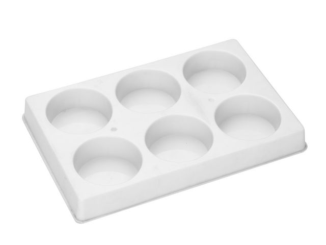Plastpalett för 44 mm färgblock 6/fp