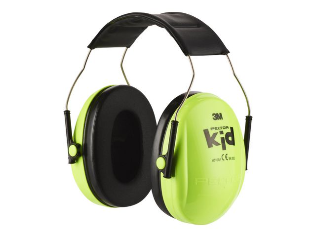 Hörselskydd 3M Peltor KID neongrön - 4