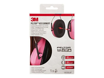 Hörselskydd 3M Peltor KID neonrosa