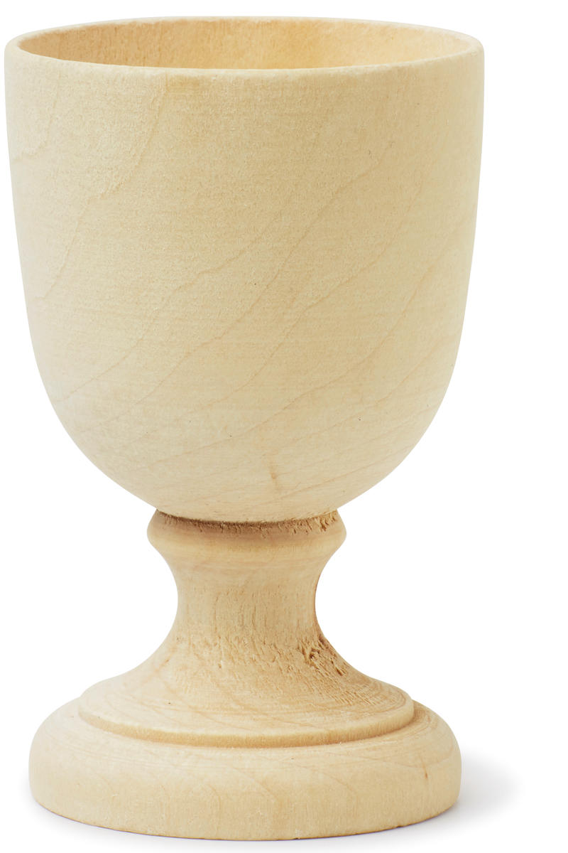 Äggkopp trä för pyssel 10/fp - 2