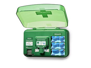 Sårvårdsautomat CEDERROTH Wound Care blå