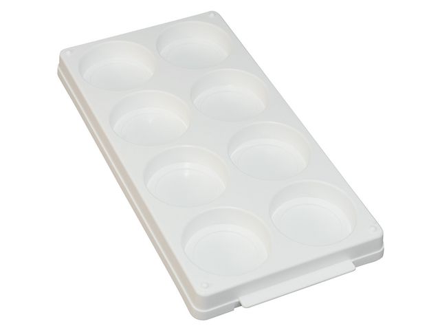 Plastpalett för 8 färgblock 1/fp - 2