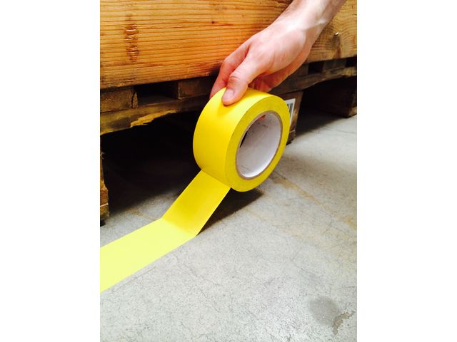 Golvmarkering rulle 50mmx33m gul - 2