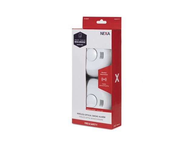 Brandvarnare NEXA optisk, värme 2/FP - 2