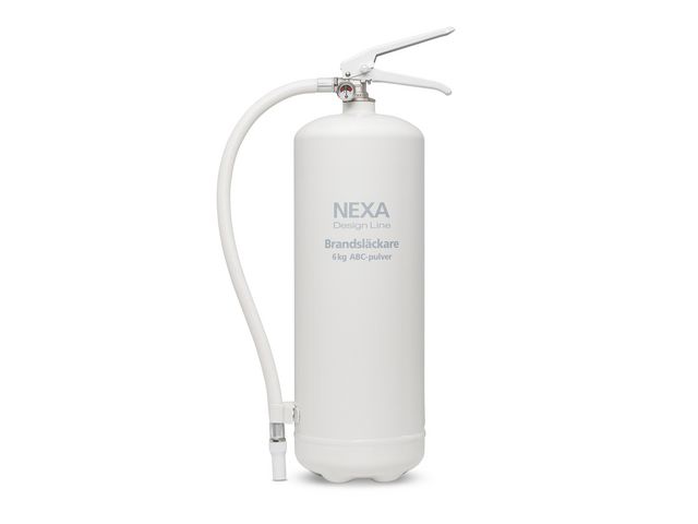 Brandsläckare NEXA pulver 6kg vit 43A