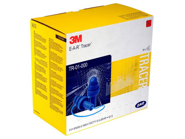 Öronproppar 3M Tracer detekterbara 50/FP - 2