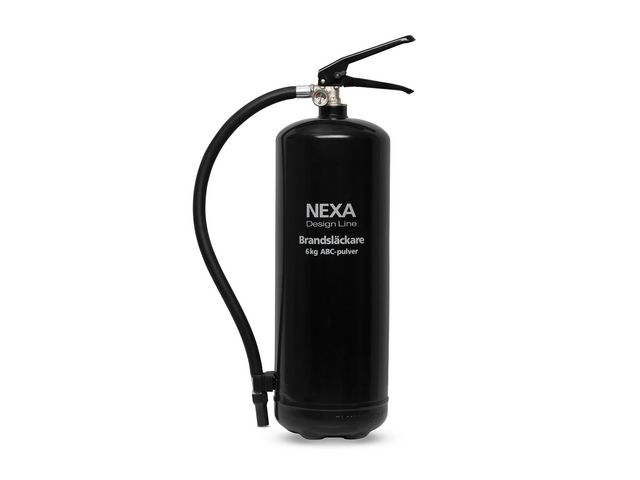 Brandsläckare NEXA pulver 6kg svart 43A