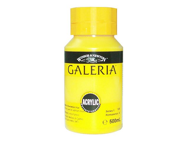 Akrylfärg Galeria 500 ml gul  - 2