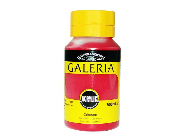 Akrylfärg Galeria 500 ml mörkröd  - 2