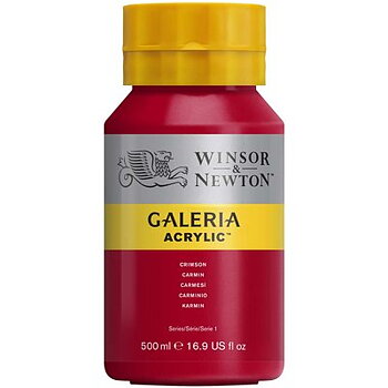 Akrylfärg Galeria 500 ml mörkröd 