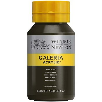 Akrylfärg Galeria 500 ml svart