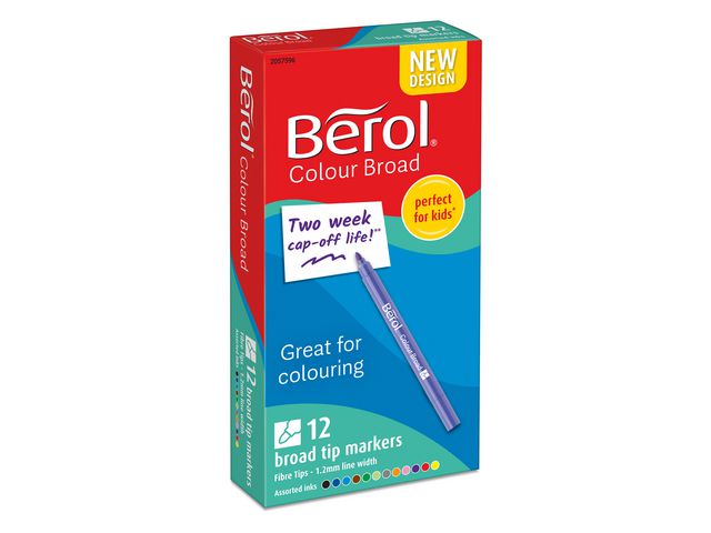 Fiberpennor Berol Colourbroad 12/fp - 4