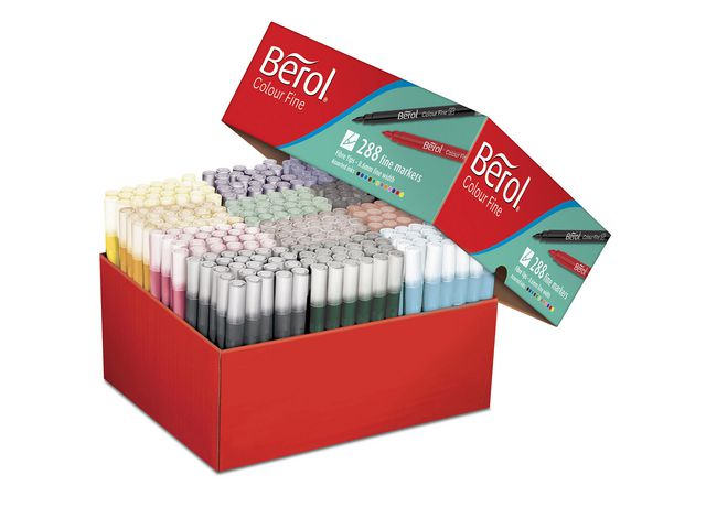 Fiberpennor Berol Colorfine 288/fp - 6