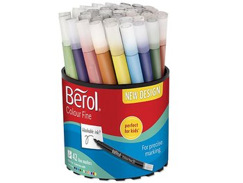 Fiberpennor Berol Colorfine 42/fp